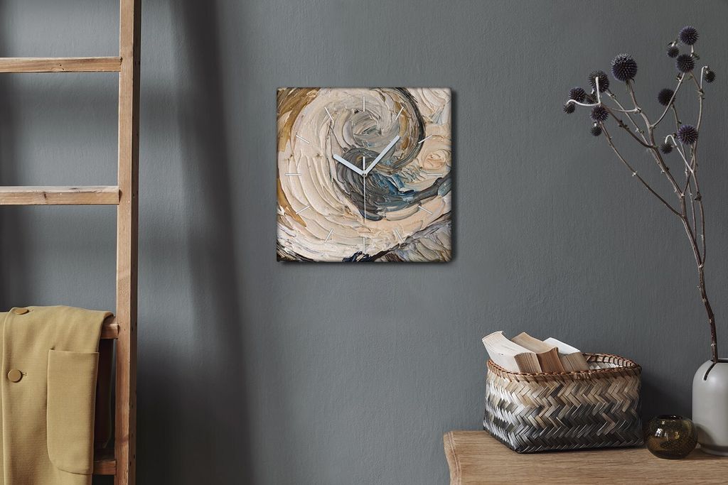 Coloray Hodiny Unikátní 30x30 cm  Tiché hodiny Pro obývací Produktbild 