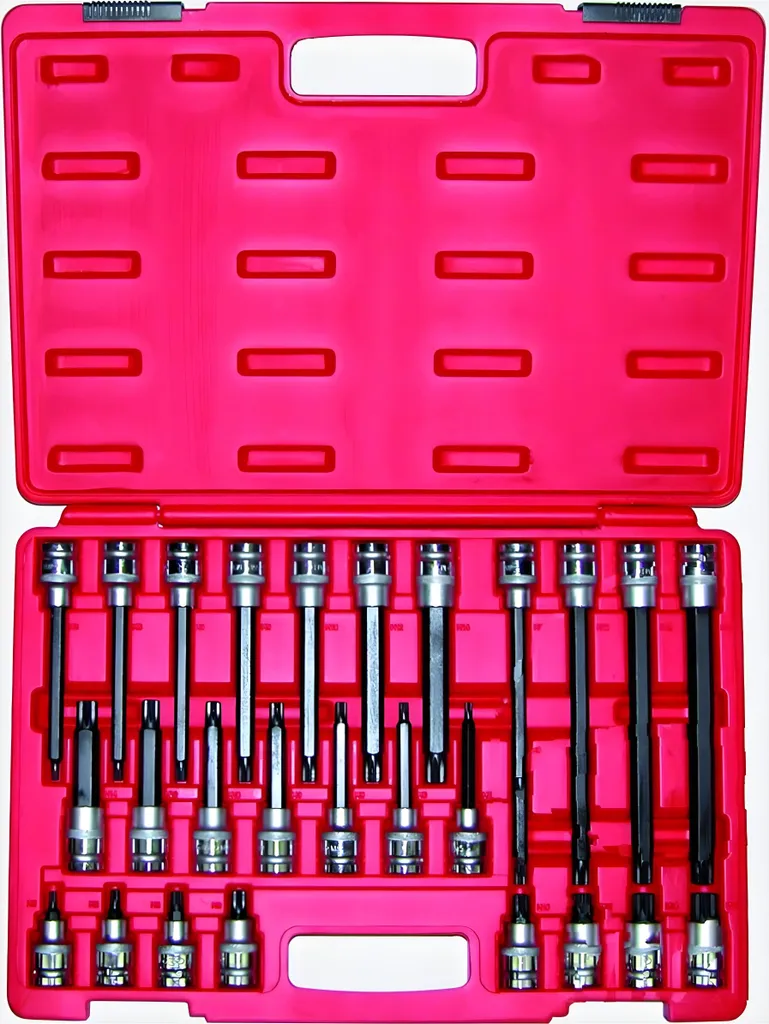 Coffret de douilles 1/2 pouces JMP avec profil multi-dents 26 pièces