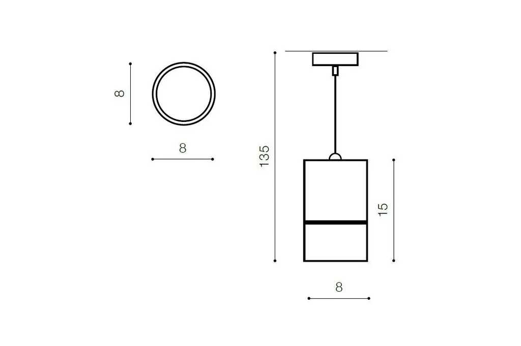 Lampe suspendue Raffael AZ1623 Azzardo - Luminaire Design Noir et Or