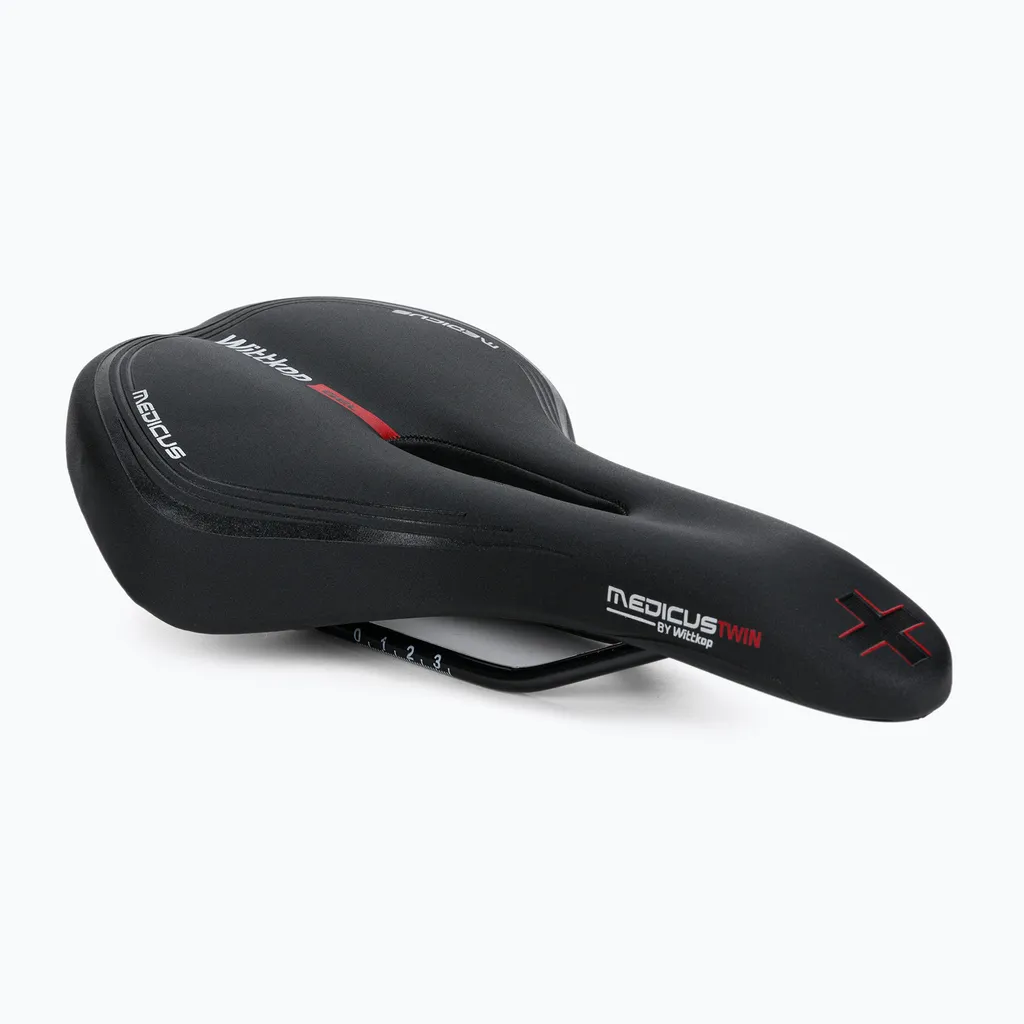 Selle de vélo Wittkop Medicus Twin 4.0 WT-9991312002 Noire Confort