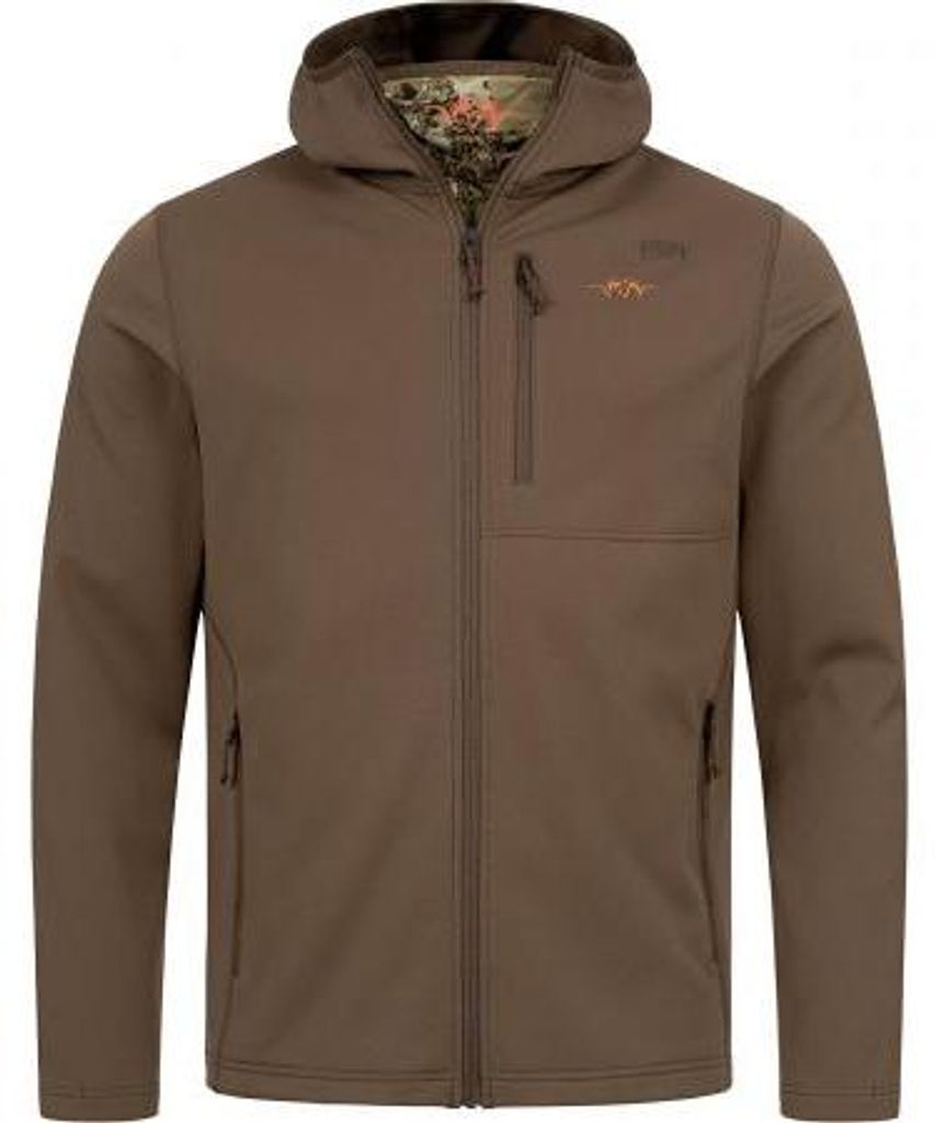 Blaser Drain FZ Hoodie, herenmodel (donkerbruin), maat L Productafbeelding 
