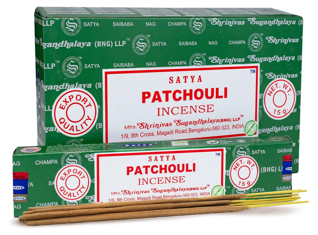 Satya - Räucherstäbchen Patchouli 10 Stück 22cm - Produktbild 