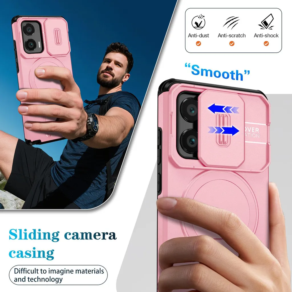 Offerta Cover Moto G Stylus 2024 Rosa: Magnetica e Robusta - 4