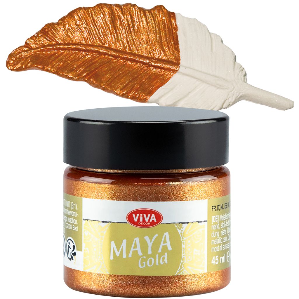 ViVA DECOR Maya Gold 45ml - Orange-Gold