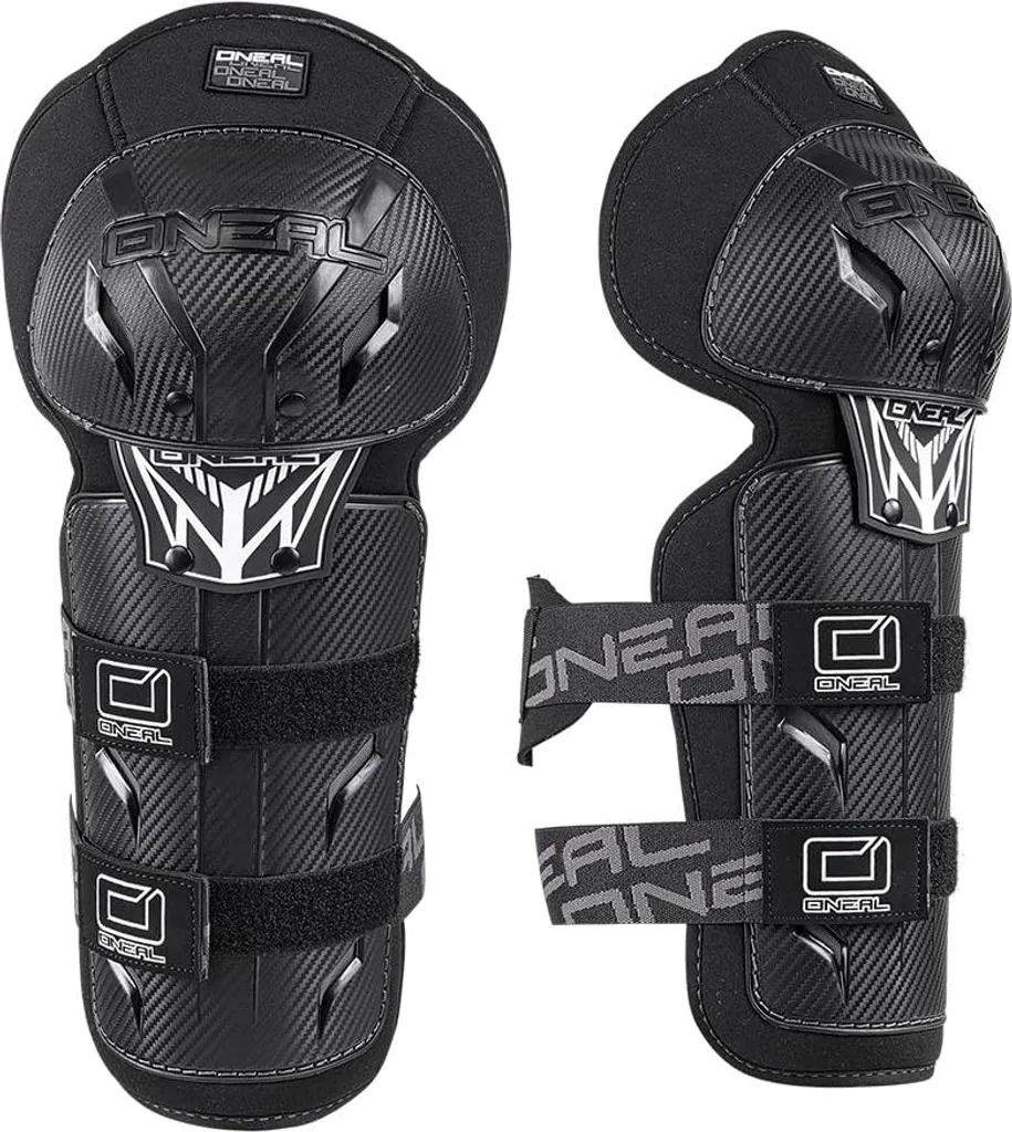 Genouillères O'Neal PRO III Enfant avec Coque Articulée et Serrage Fixe