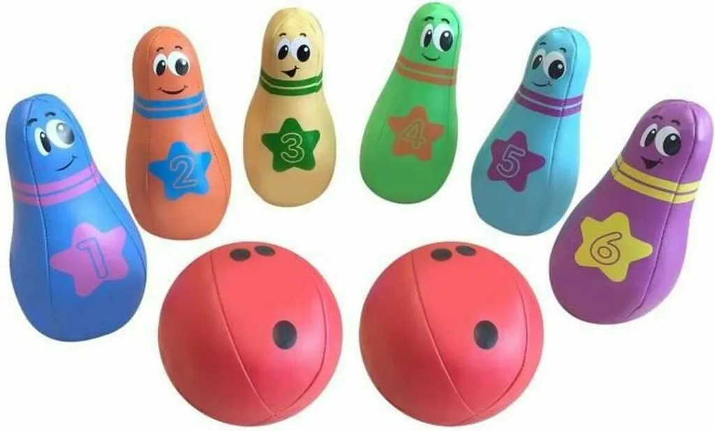 Jeu de Bowling pour Enfants Stamp - Pack de Quilles d'Extérieur et Jardin