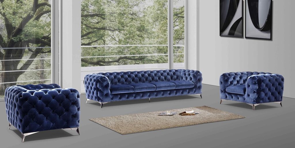 Sofa Chesterfield Couch Polster XXL Big Garnitur Textil 3+3 designer Couchen Neu