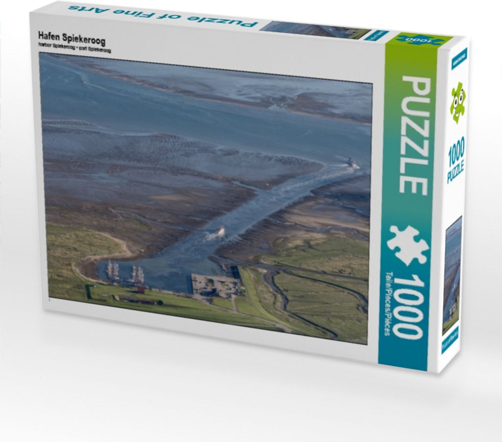 Calvendo Hafen Spiekeroog 1000 Teile Puzzle quer 640x480mm, Produktbild 