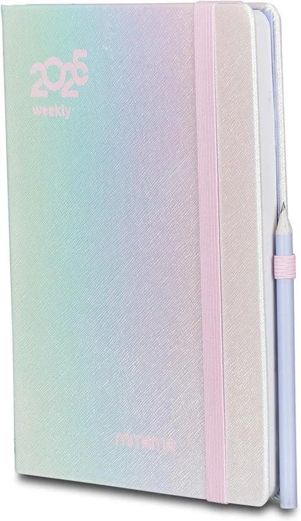 Agenda mensuel 18 mois violet 15 x 21 cm idéal pour étudiants et pros