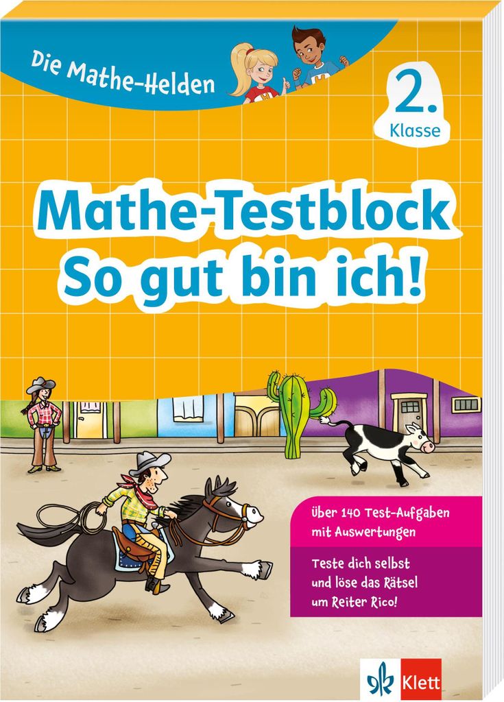 Klett Die Mathe-Helden: Mathe-Testblock So gut bin ich! 2. Klasse