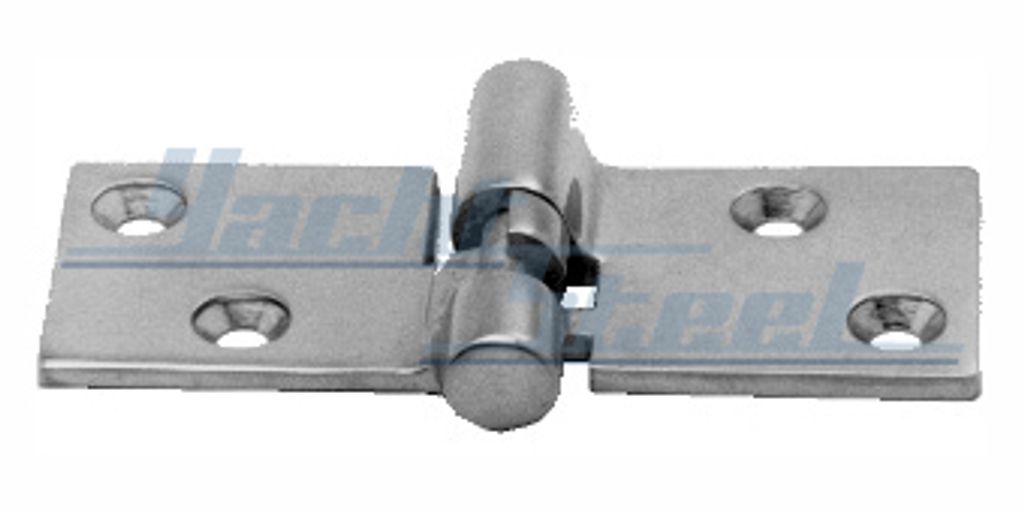 Motorhauben-Scharnier, 90x38mm, Edelstahl A4