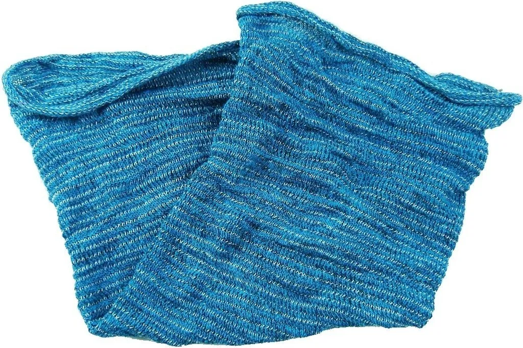 Sciarpa a tubo lavorata a maglia fascia scaldacollo cappello teme avvolgere sciarpa multi Magia | lungo |, blu