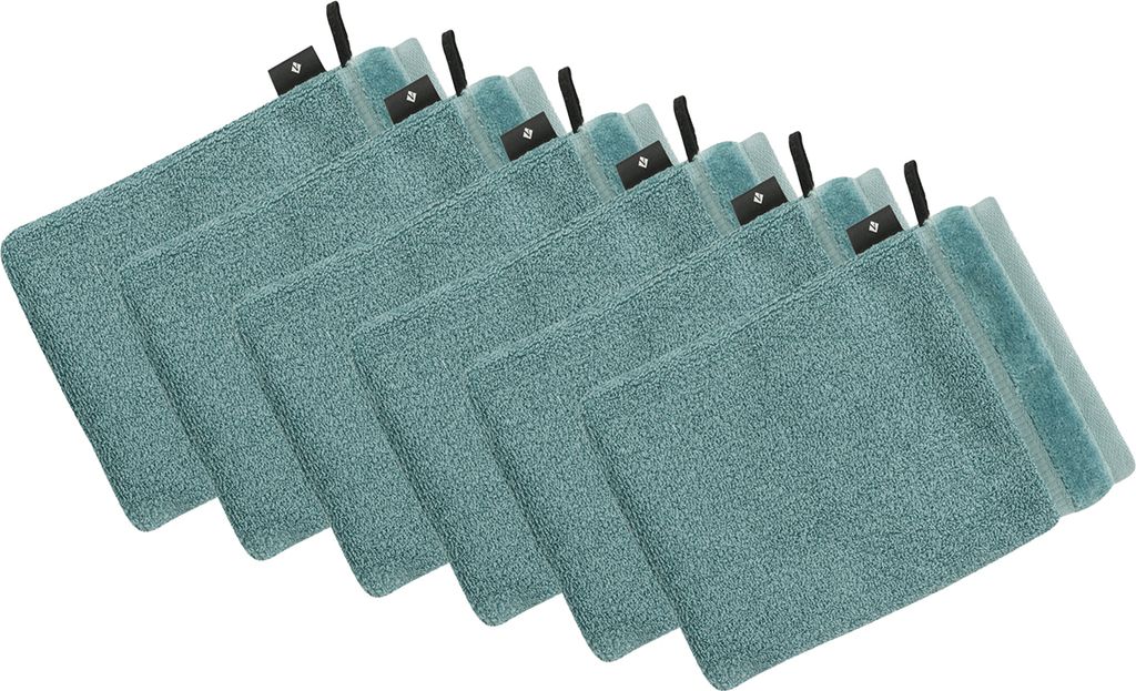 6er Pack Waschhandschuh Pure von der Marke Vossen 22 x 16 cm