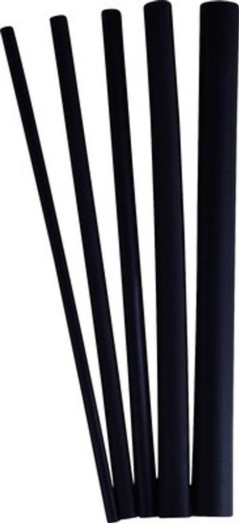 Haupa 267078 Wärmeschrumpfschlauch mit Innenkleber 19,1-6,0 schwarz doppelwandig 1,2 m