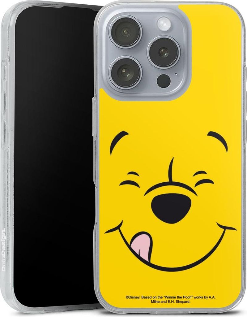 DeinDesign Handyhülle für Apple iPhone 16 Pro Silikon Hülle Case Smartphone Schutzhülle Disney Offizielles Lizenzprodukt Winnie Puuh