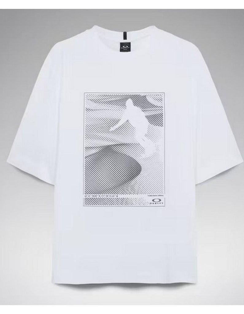 Oakley Herren T-Shirt Sandboard Pitch Weiß : XL Größe: XL