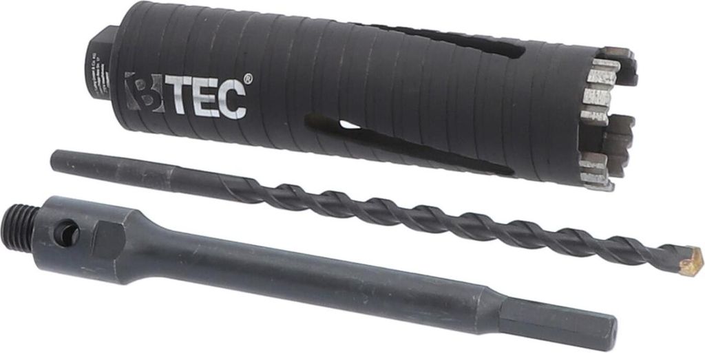 NEXT GENERATION Diamant Bohrkrone Beton Nutzlänge 180 mm 52 mm sechs-Kant lang 200 mm mit Zentrierbohrer