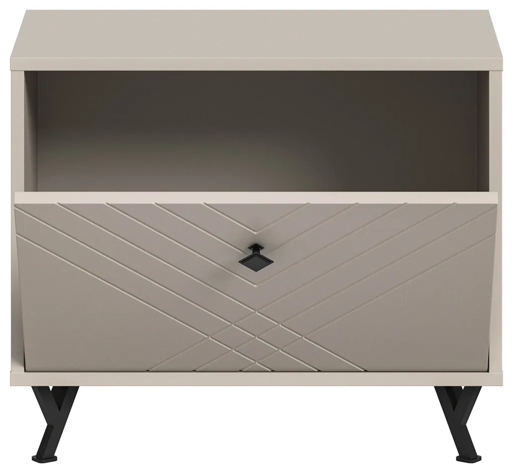 Banc Notes beige mat : Solution assise compacte pour vestiaire étroit - 3