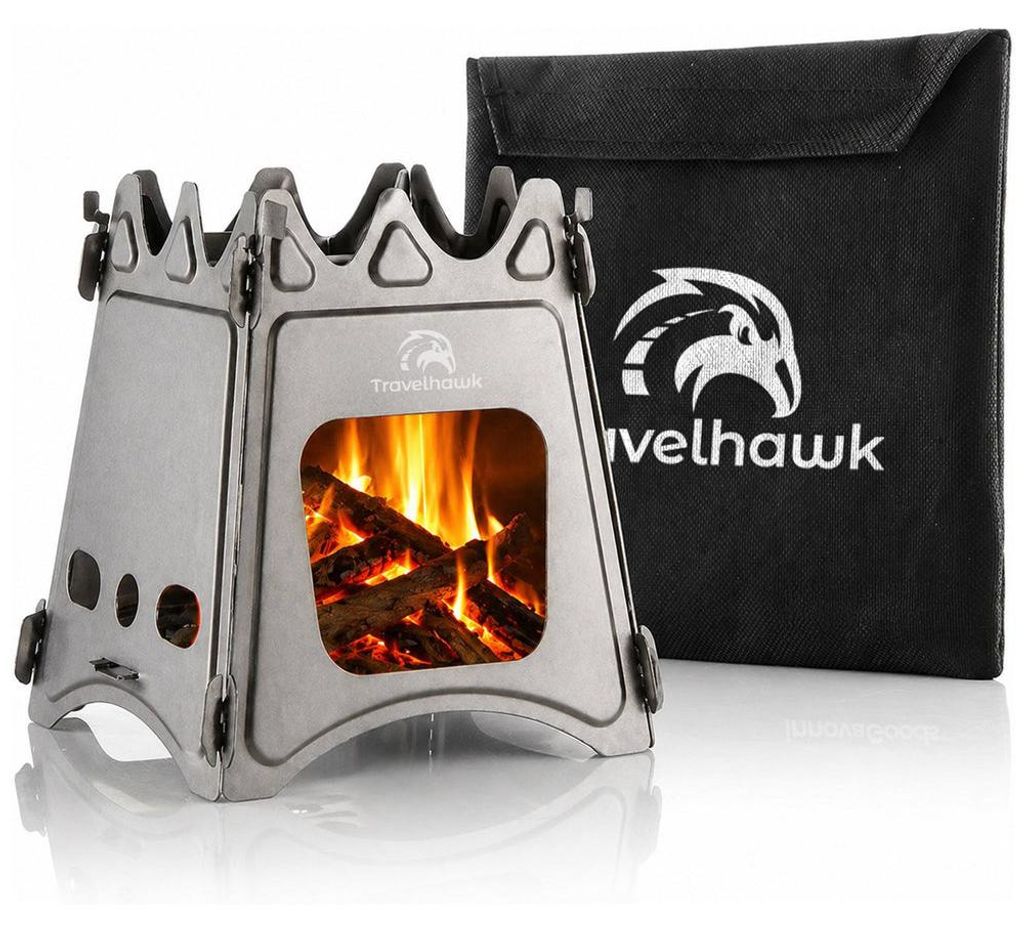 Travelhawk Mini Houtkachel Camping Kooktoestel Produktbild 