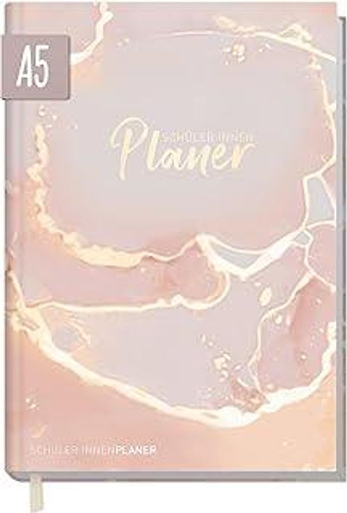 Schulstuff Schülerplaner A5 ohne Datumsbindung Shine & Sparkle Schülerkalender mit Wochenkalender, 1 Woche auf 2 Seiten - für Freizeit, Termine ...