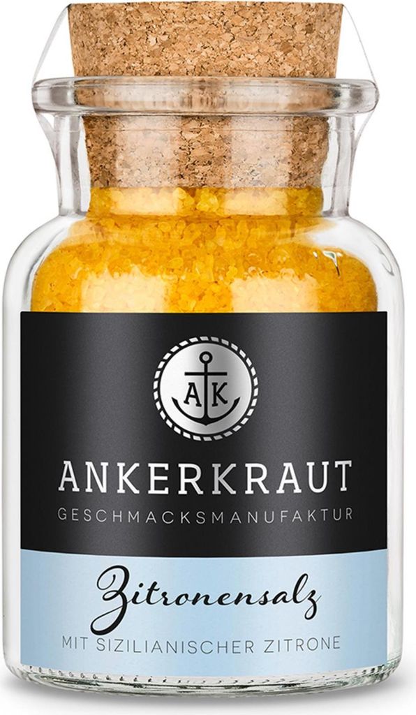 Zitronensalz, 160g im Korkenglas