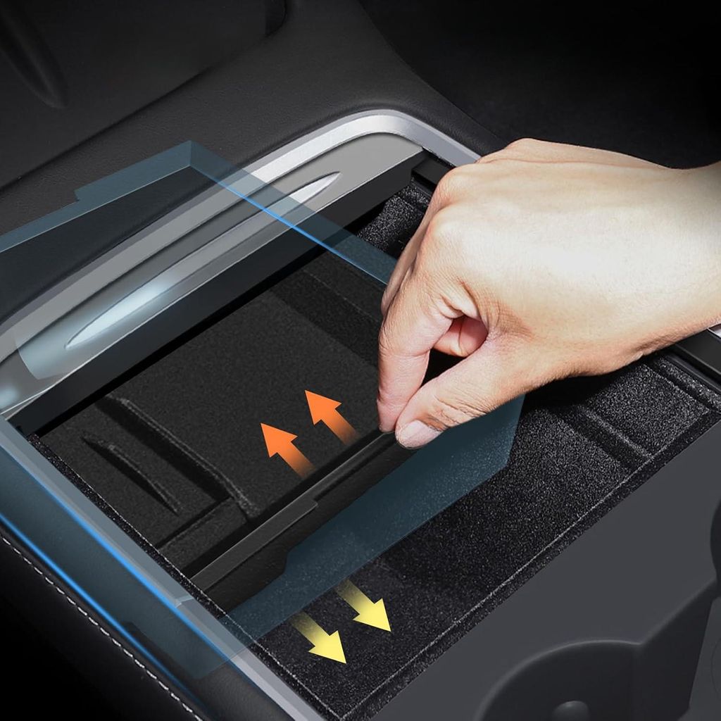 Organizzatore Console Centrale Auto,Pelle Con Slot Per Telefono