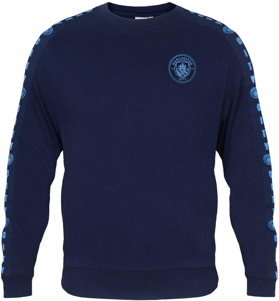 Manchester City FC - Sweatshirt für Herren, verklebt GF1317 (M) (Dunkles Marineblau)