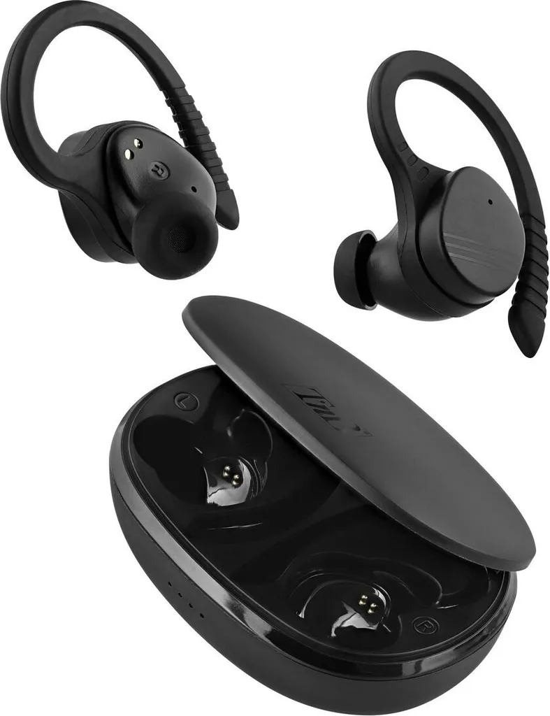 Oreillette Bluetooth Sport T'nB Noire Intra-auriculaire pour Entraînement