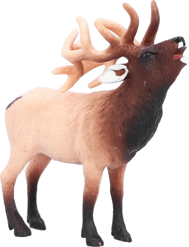 Figura realistica di renna, giocattolo, modello decorativo in miniatura, animali della foresta