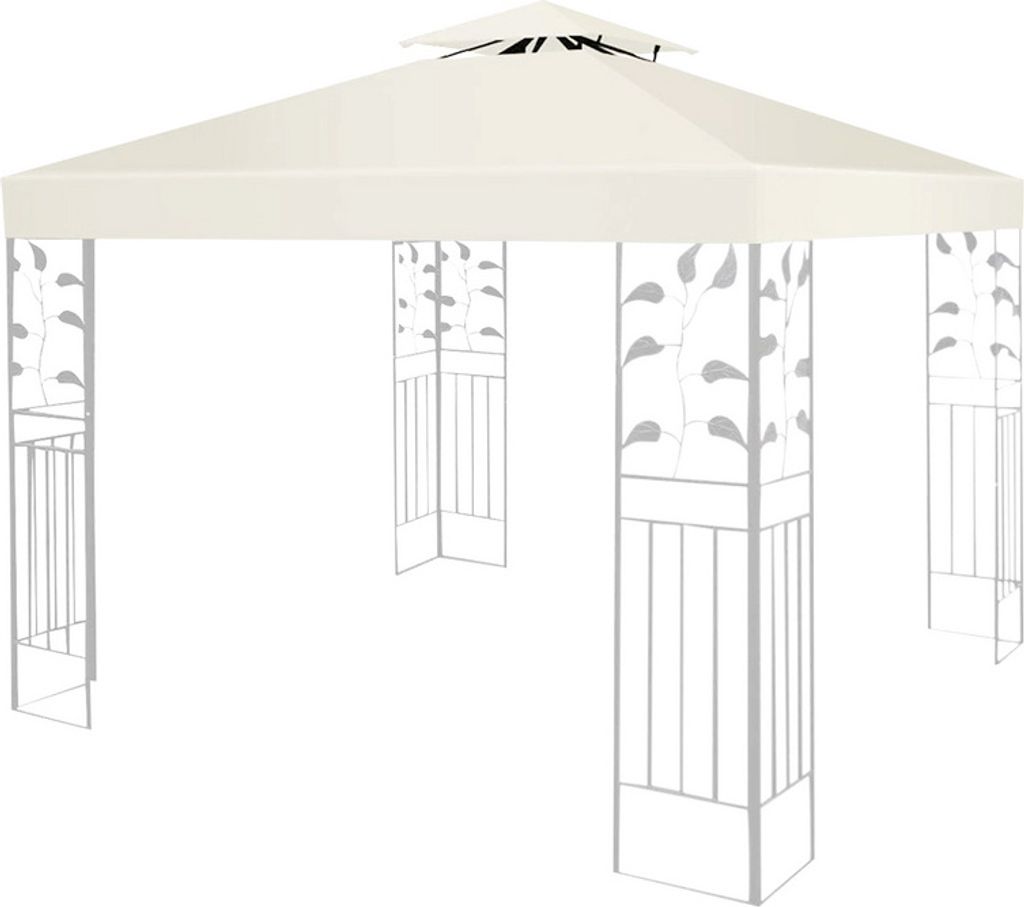 Fiqops Toit de remplacement 3x3M Toit de pavillon Housse de Image du produit 