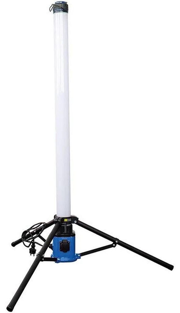 LED-Lichtsäule 360°, 100 W, 8000 lm, mobil, klappbar, IP44