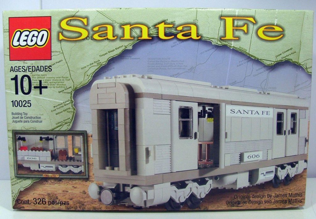 LEGO Trains 10025 Santa Fe Cars - Set I