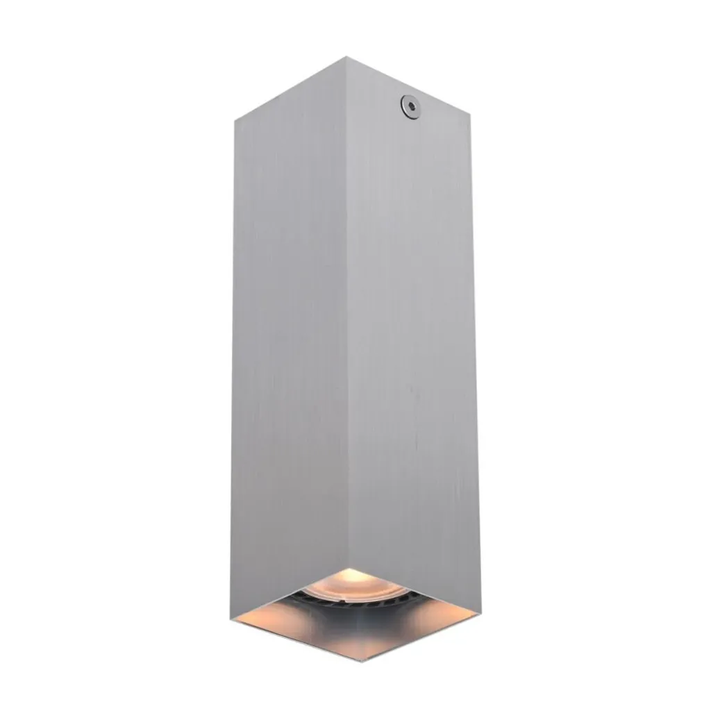Italux ANDER Plafoniera Spot Quadrata 17cm Alluminio Design Minimal
