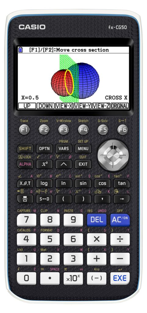 CASIO FX-CG50-EH CASIO FX-CG50 Grafikrechner schwarz/weiß Productafbeelding 