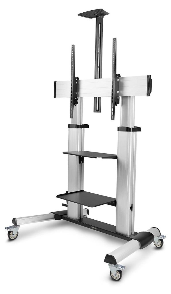 StarTech.com Rolling TV Cart/Stand On Wheels, Up to Produktbild 