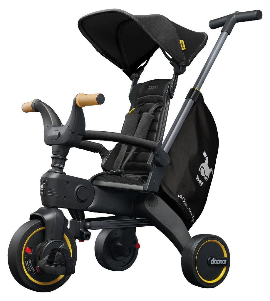 Doona Liki Trike s einklappbares Dreirad Nitro Black Produktbild 