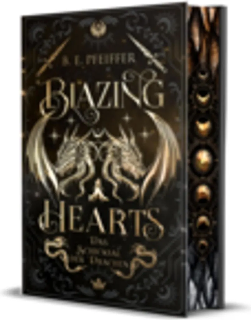 Livre Fantasy Blazing Hearts - Le destin des dragons pour Adolescents et Fans