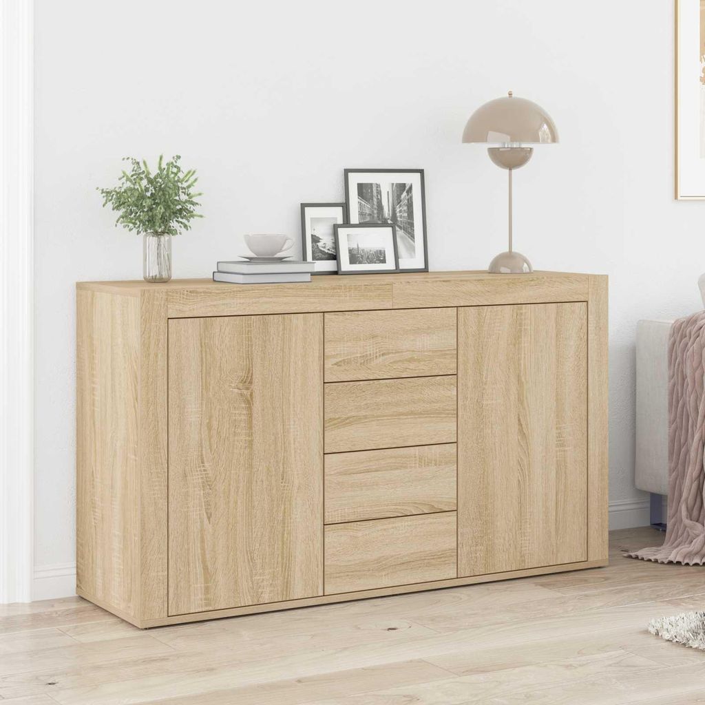 Maison Exclusive - Sideboard Sonoma-Eiche 120 x 36 x 69 cm Holzwerkstoff