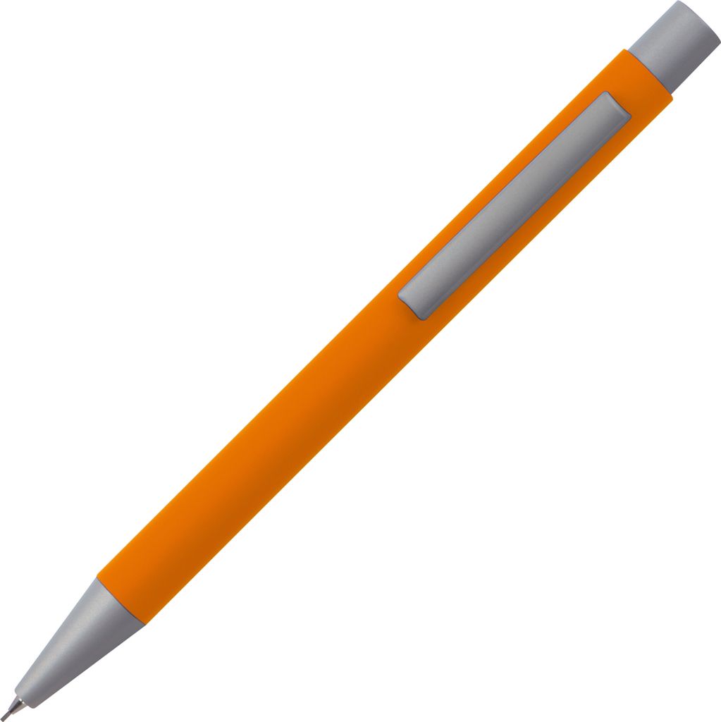 10x Druckbleistift aus Metall / Farbe: orange