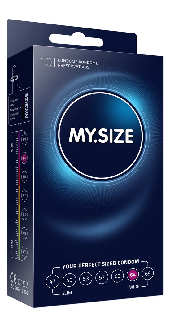 MY.SIZE 05450216, Männliches Kondom, Transparent, Latex, Produktbild 