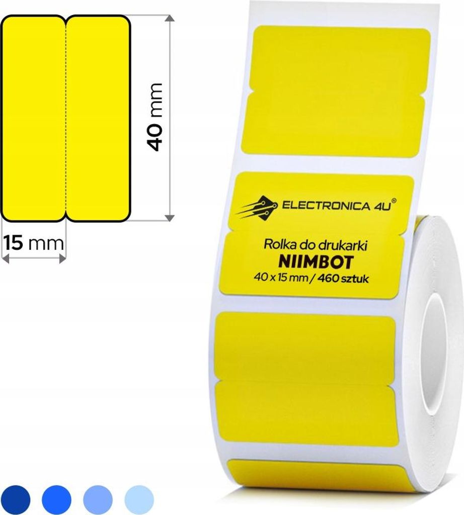 Selbstklebende Etiketten Thermosticker Niimbot B1 B4 B21 B21_Pro B3S B31 40x15