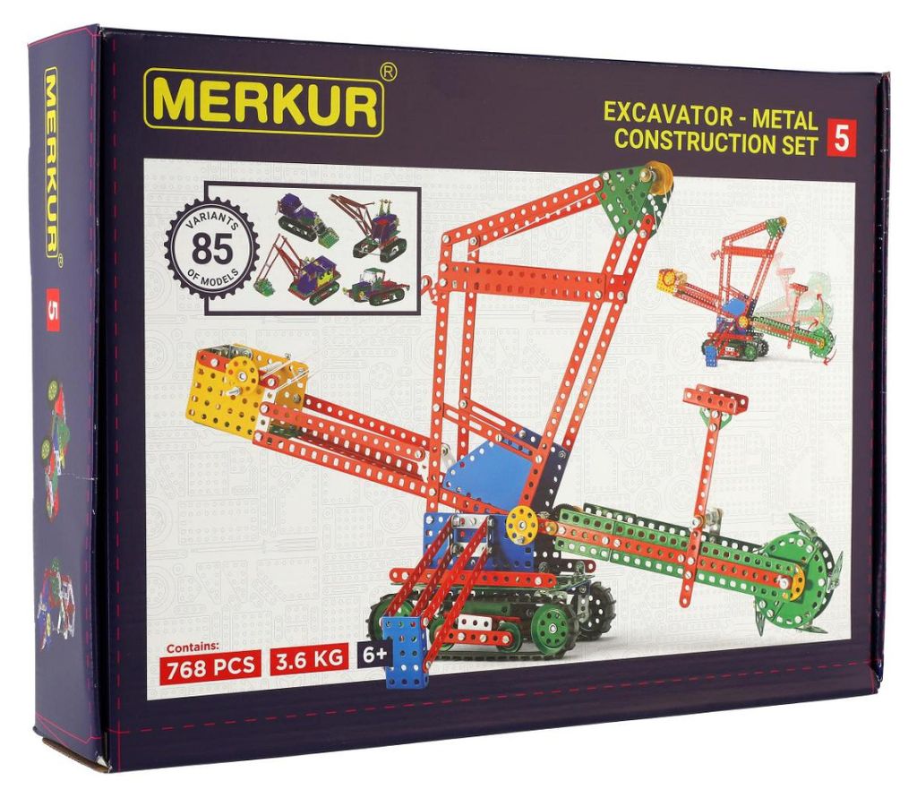 MERKUR 5 80 modelov 767ks v krabici 36x27x8cm Obrázok produktu 