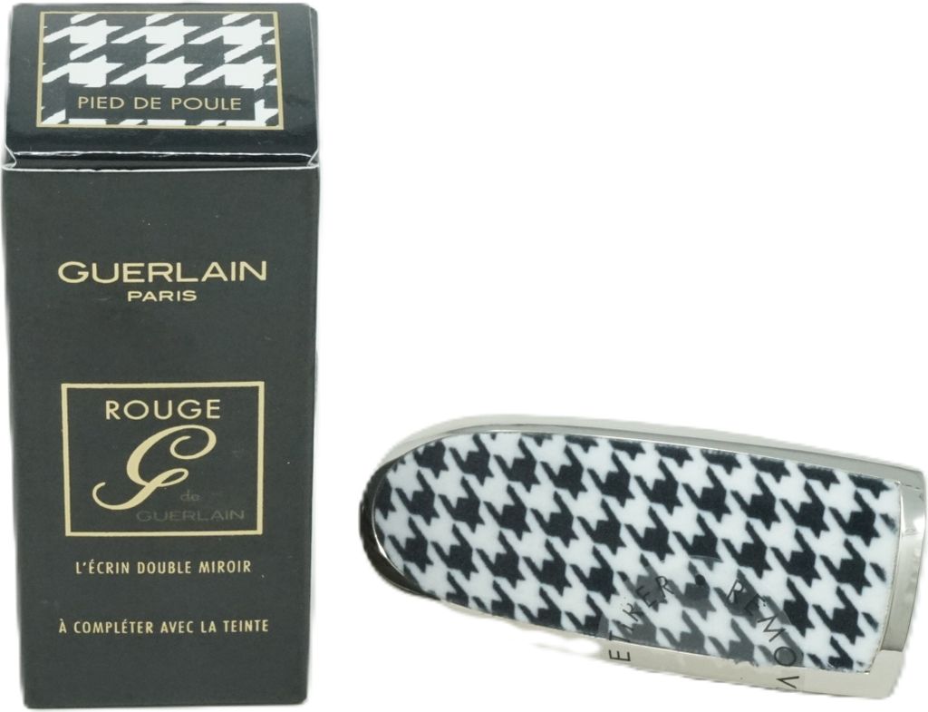 Guerlain Rouge G The Double Mirror Lipstick Case Pied De Poule 1 Stück