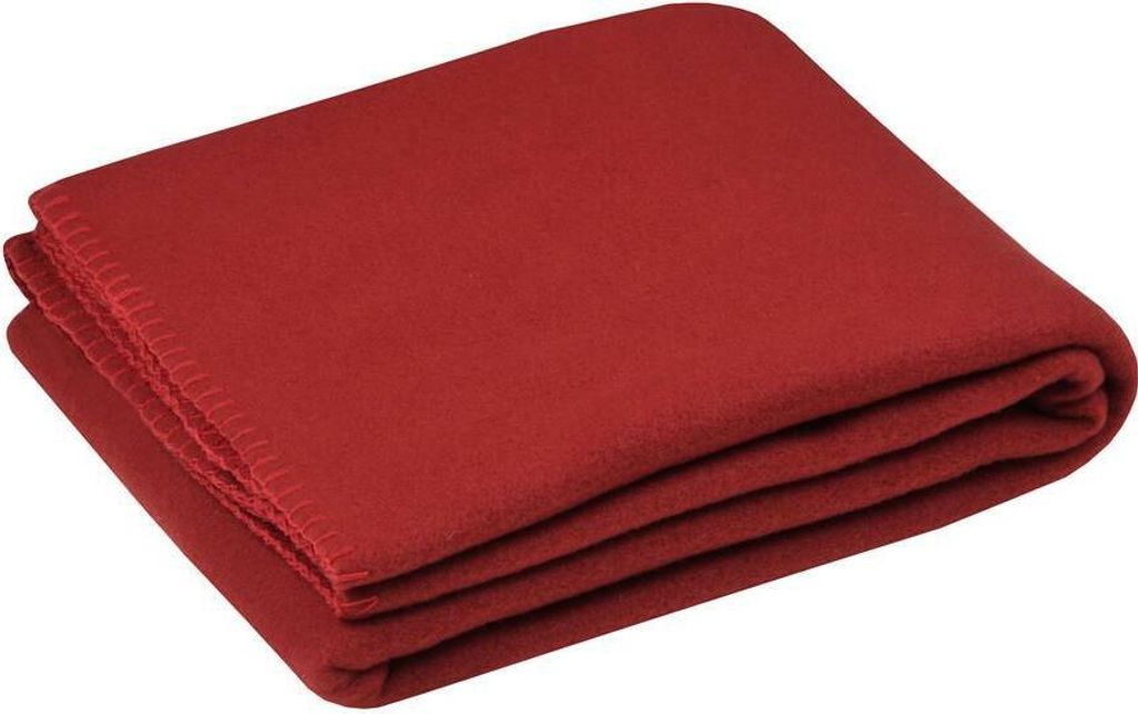 STOF | Kuscheldecke - Decken - CARLTON - 125x150 cm - Rot - Produktbild 