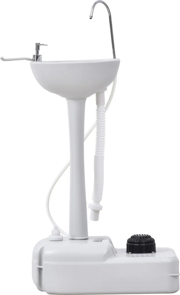 Évier de camping mobile pour laver les mains sans contact extérieur