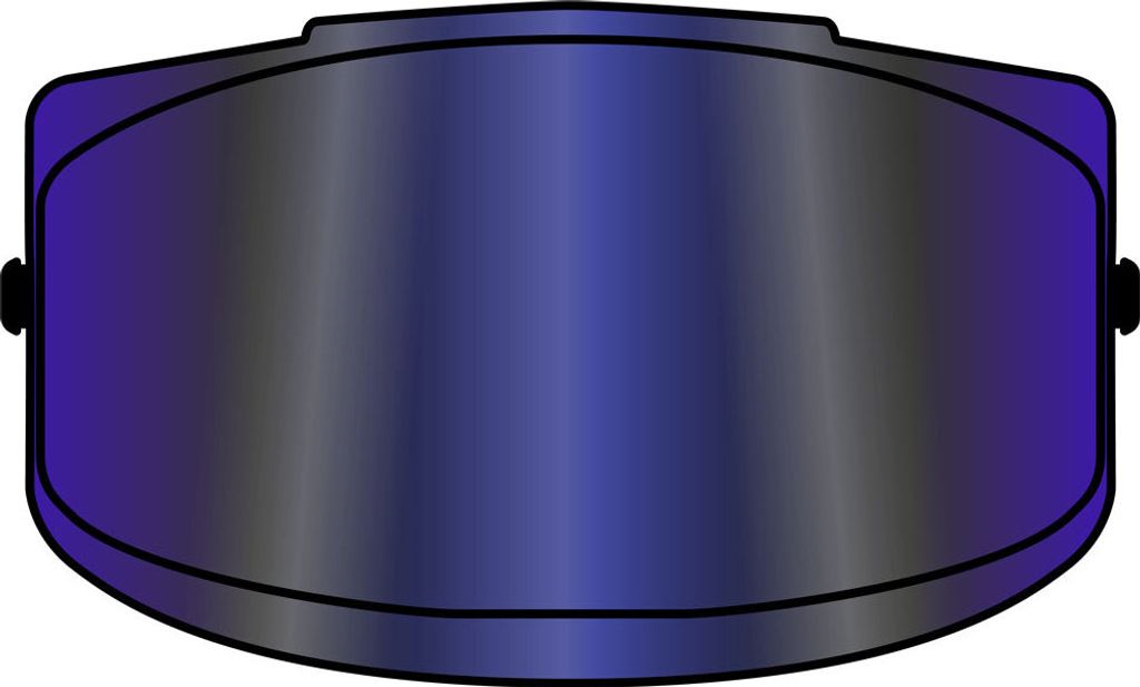 Blauer verspiegelter Visier Airoh Commander Helm Produktbild 