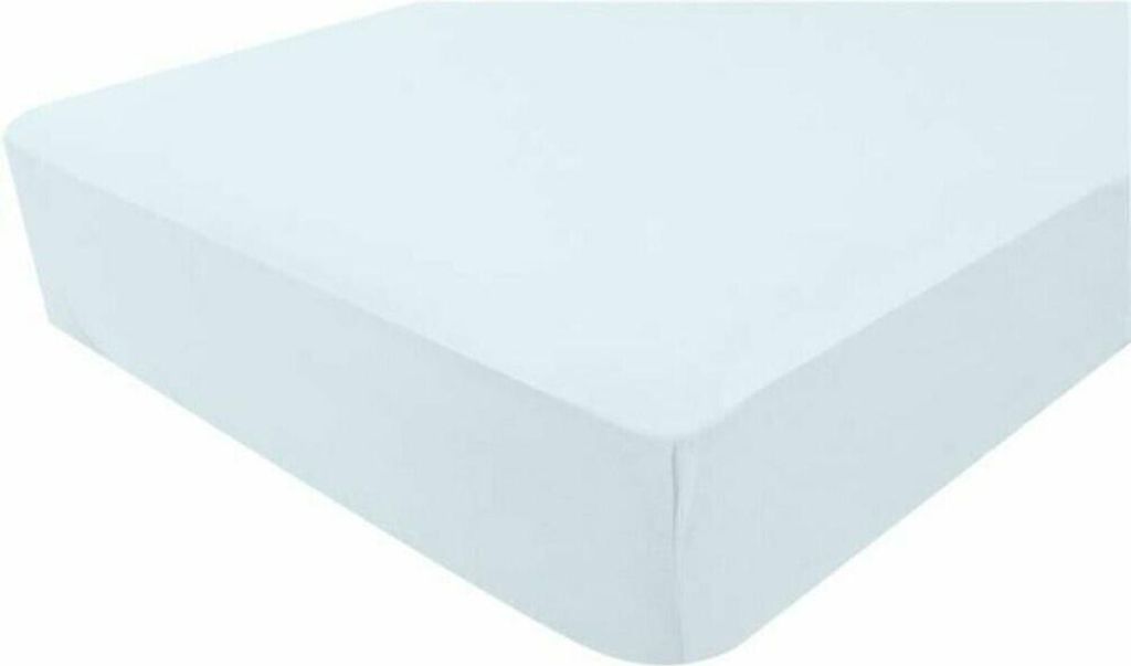 DOMIVA Spannbetttuch Helles Trikot - 130 g / m² - 70 x 140 cm - Blau