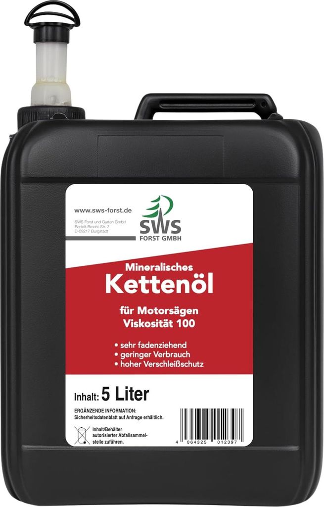SUPER-OIL Kettenöl Sägekettenöl mit Haftzusatz 5 Liter Produktbild 