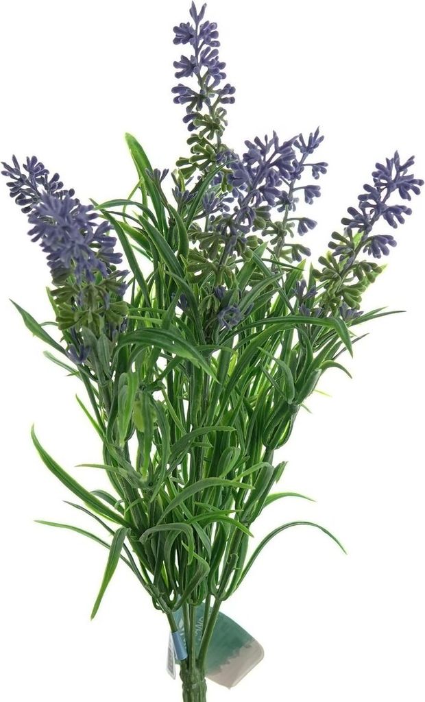 EVERLANDS Lavendelzweig mit 7 Blütenähren 33 cm - Produktbild 