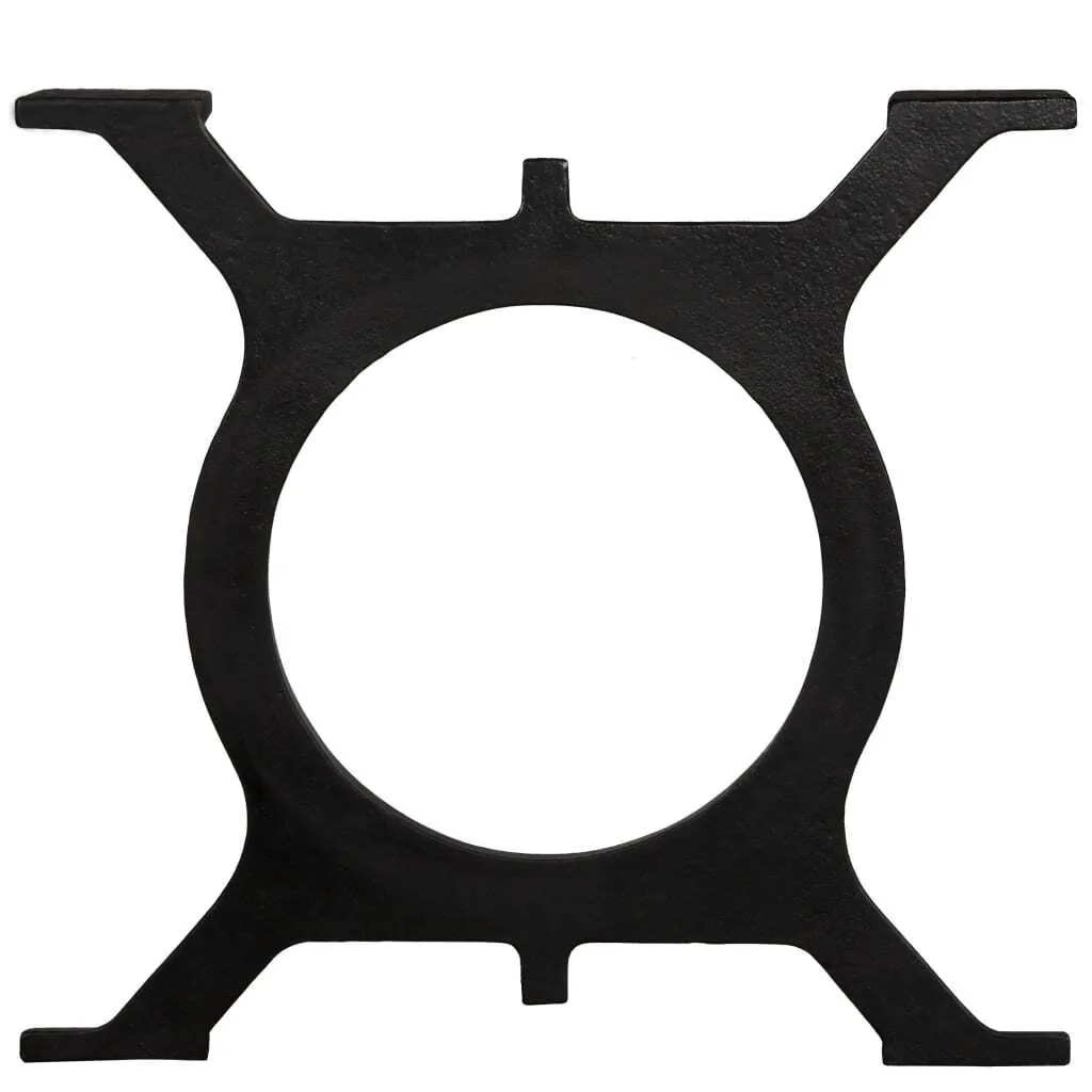 Kit 2 Gambe Tavolino SYFAX™ Ghisa O-Shape - Fai da Te Industriale - 3